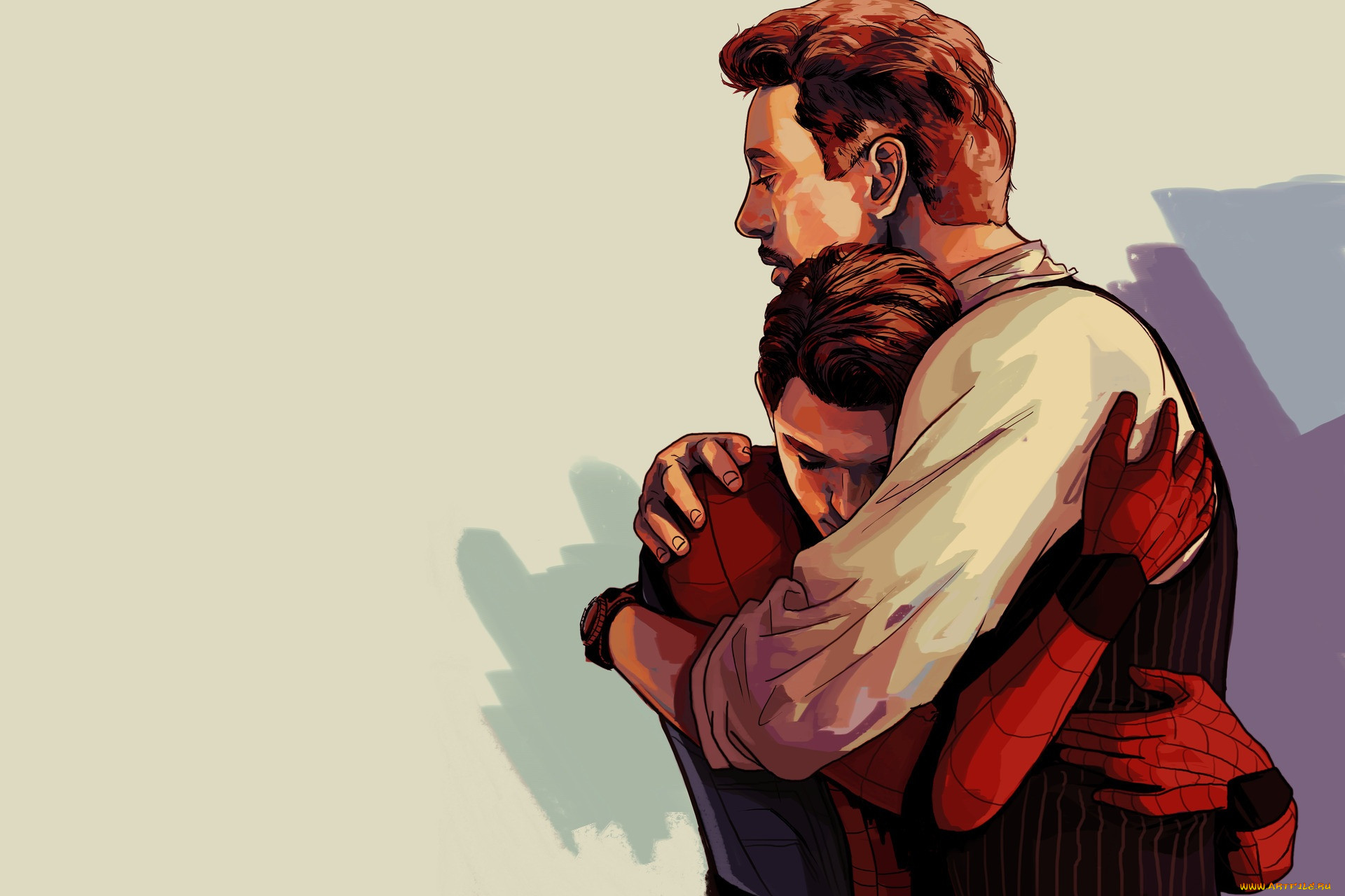 Tony stark peter parker